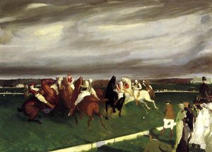 Polo At Lakewood — George Wesley Bellows