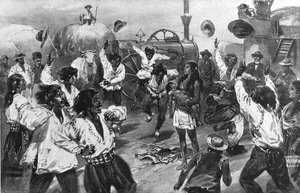 A Strange Scene On A Roumanian Farm — Hermanus Junior Koekkoek