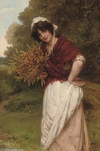 Gathering The Corn — William Oliver