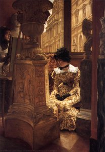 Español En El Louvre (l’esthetique) — Jacques Joseph Tissot, Realism