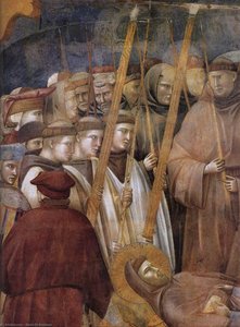 La Leyenda De San Francisco: 22. Confirmación De Los Estigmas (detalle) — Giotto Di Bondone