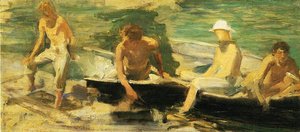 The Rowing Party — Henry Scott Tuke