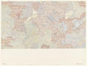 Maskelyne Da Region Of The Moon From The Series Lunar Maps — Nancy Graves