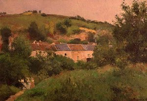 Village Path — Camille Pissarro