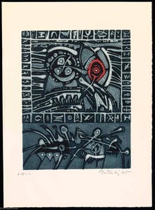Aquarium, From The Portfolio A Genesis — Gabor Peterdi