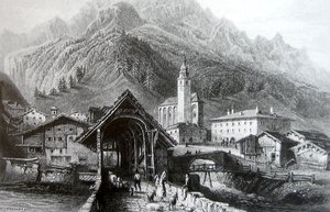 Splugenpass — William Henry Bartlett