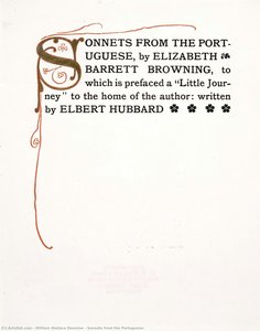 Sonnets From The Portuguese — William Wallace Denslow