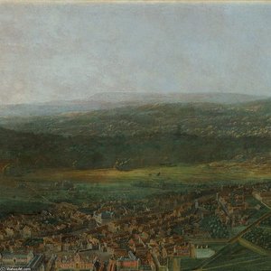 Vue Du Chateau De Fontainebleau (8) — Pierre Denis Martin (dit Martin Le Jeune)