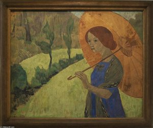 Madame Serusier With A Parasol — Paul Sérusier