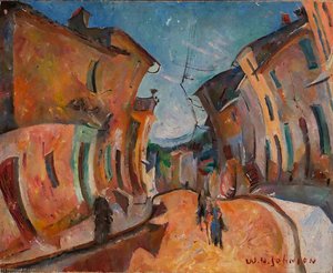 Street In Cassis — William H. Johnson, Modernism
