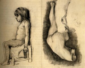 Sitzendes Mädchen Und Venus — Vincent Willem Van Gogh