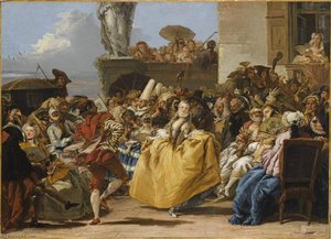 SCENE DE CARNAVAL OU LE MENUET