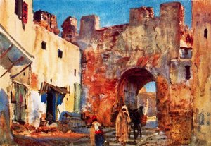 A Door In Tangier — Jorge Apperley (george Owen Wynne Apperley), Impressionism