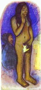Las Palabras Del Diablo — Eugène Henri Paul Gauguin, Symbolist