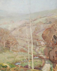 Saplings On Hillside — Benjamin Haughton