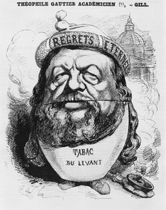 Caricature Of Theophile Gautier