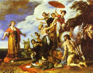 Odysseus Und Nausicaa — Peter Paul Rubens
