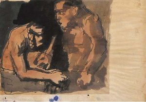 Two Men — Mario Sironi