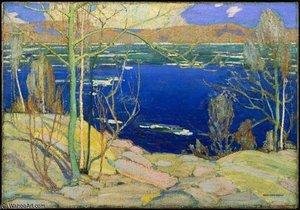 Spring Ice — Thomas Clement Thompson