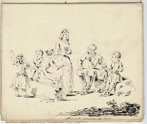Domestic scene (noble family)