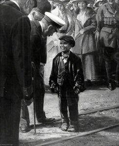 King George V at Doxford's Shipyard, 16 June 1917