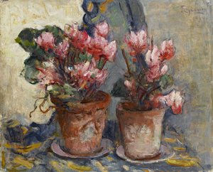 Still Life With Cyclamens — Feyhaman Duran