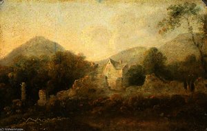 Landscape With A Cottage — Richard Wilson