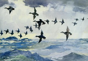 Scotters Over Water — Frank Weston Benson