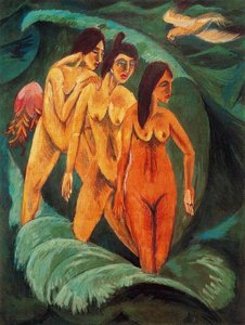 Tres Bañistas — Ernst Ludwig Kirchner