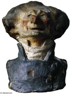 Charles Philippon Terre Crue Coloriée Colored Raw Ground — Honoré Daumier