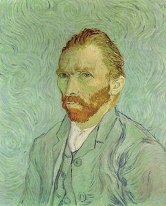 Self-portrait [1889] — Vincent Willem Van Gogh, Post-impressionism