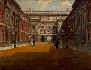 Courtyard, Queen Anne's House, Greenwich — Elsie Gledstanes