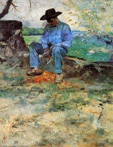 Young Routy In Celyran Sun — Henri De Toulouse-lautrec