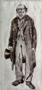 Orphan Man Holding Top Hat In His Hand — Vincent Willem Van Gogh, Contemporary Realism