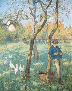 Boy In The Orchard — Alfred Palmer