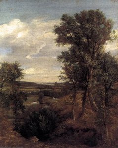 Dedham Vale — John Constable, Romantic Landscape Painting