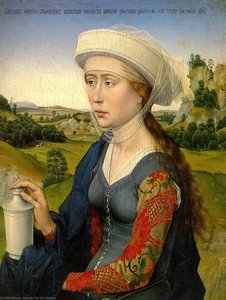 Braque Family Triptych Right Panel — Goswijn Van Der Weyden