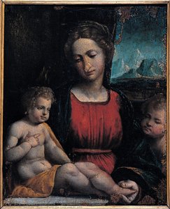 Madonna With The Child And St. John — Garofalo, Ferrara Renaissance