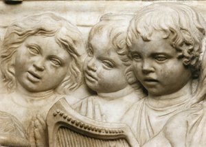 Cantoria: Second Bottom Relief (detail) — Luca Della Robbia
