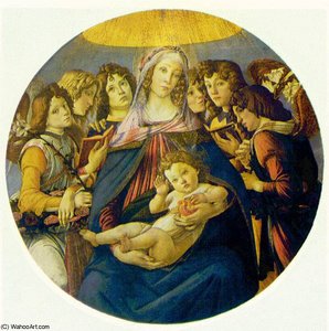 Madonna Der Granatapfel — Sandro Botticelli