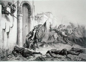 Ponce De Balagner At The Bab-azoun Gate — Eugene Charles Francois Guerard