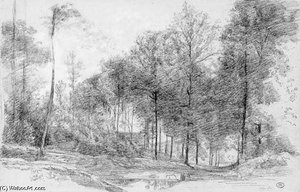 The Woods At Chaville — Paul Huet