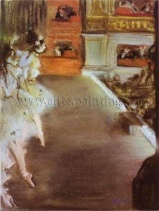 Dancers In The Old Opera House — Edgar Degas, Impressionism