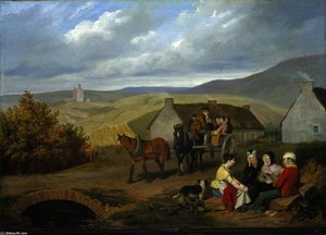 A Scottish Roadside Scene
