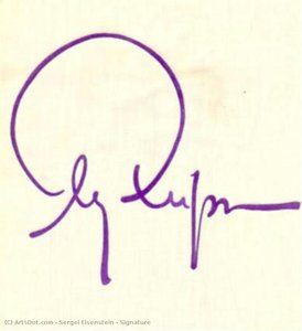 Signature — Sergei Eisenstein