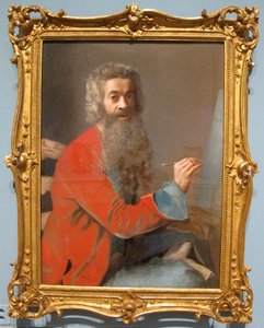 Self-portrait With A Long Beard — Jean-étienne Liotard, Rococo