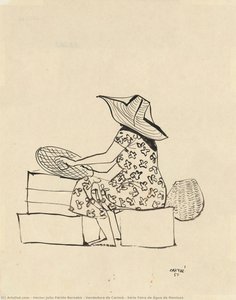 Vendedora de Carimã - Série Feira de Água de Meninos