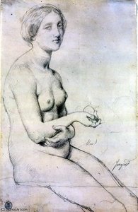Study For Venus A Paphos — Jean-auguste-dominique Ingres