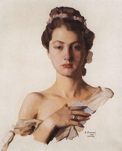 Portrait Of Alexandra Levchenko — Konstantin Andreevic Somov