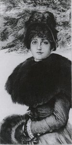Promenade Dans La Neige — Jacques Joseph Tissot
